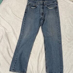 505 Levi’s Classic Blue Denim Jeans
W 34 L 32